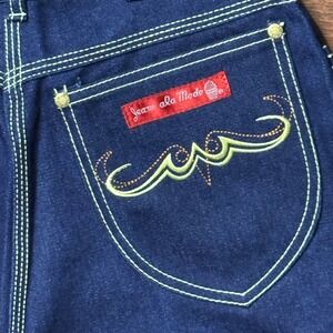 Vintage Jeans ala Mode JAM Womens 10 NWT 26 Waist Dark Indigo Designer Jeans